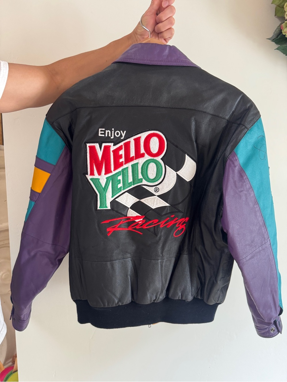 Very Rare, Vintage Kyle Petty Leather Jacket